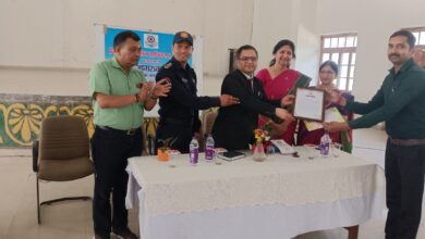 नारी शिल्प इंटर कॉलेज में आयोजन किया गया साक्षरता कैंप