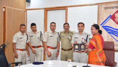 सीआरपीएफ के प्रशिक्षु अधिकारियों ने की मुख्य सचिव से मुलाकात