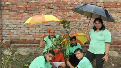 क्लीन एंड ग्रीन एनवायरनमेंट समिति ने चलाया वृक्षारोपण अभियान
