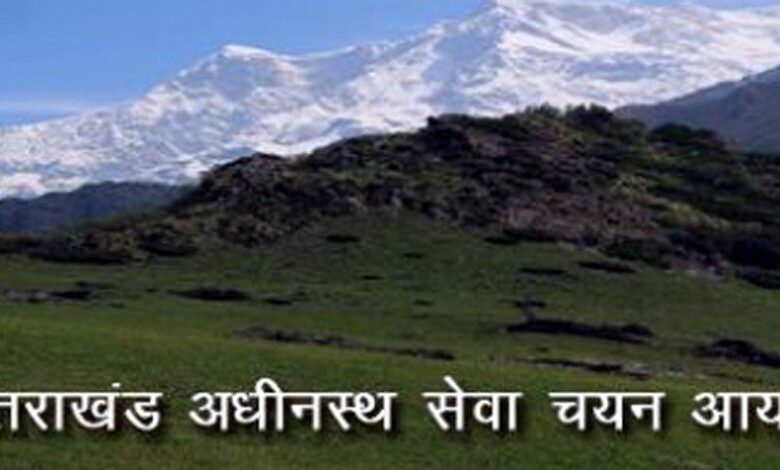 उत्तराखण्ड अधीनस्थ सेवा चयन आयोग ने रिक्त पदों पर आमन्त्रित किए ऑनलाइन आवेदन पत्र उत्तराखण्ड अधीनस्थ सेवा चयन आयोग ने रिक्त पदों पर आमन्त्रित किए ऑनलाइन आवेदन पत्र