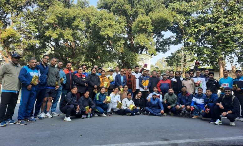 रन फॉर हेल्थ प्रतियोगिता का आयोजन रन फॉर हेल्थ प्रतियोगिता का आयोजन