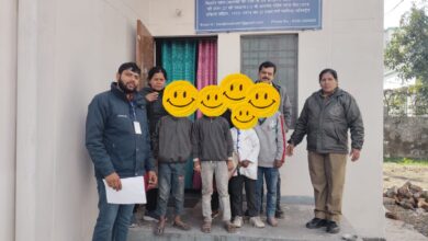 भिक्षावृत्ति में लिप्त बच्चों को किया रेस्क्यू